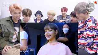 BTS reaction LILIs FILM LiLis World  쁘의 세계  EP2 MV MAKING [upl. by Xavier]