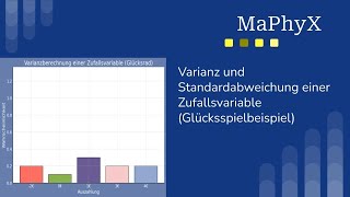 Varianz und Standardabweichung einer Zufallsvariable Glücksrad [upl. by Fontes]