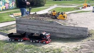 114 Trucks and Earth Movers in Action RC Haulers [upl. by Erreipnaej880]