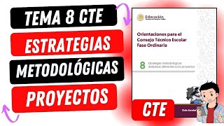 PASO A PASO TEMA 8 ESTRATEGIAS METODOLÓGICAS DIFERENTES A LOS PROYECTOS [upl. by Osbourn]