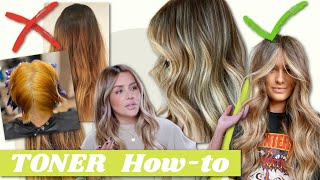 How to Tone for the Hair Color You Want  With Any Brand [upl. by Notle30]