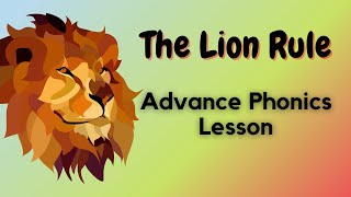 The Lion Rule Syllable Division Rule [upl. by Mota564]