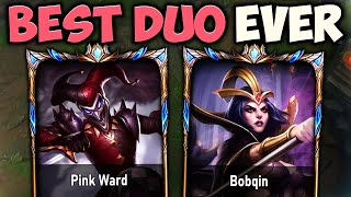 WHEN PINK WARD AND BOBQIN TEAM UP FOR DUO QUEUE GOOD LUCK ENEMY TEAM [upl. by Eeslek]