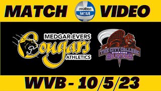 Medgar Evers Womens Volleyball vs CCNY  October 5 2023 [upl. by Ennyl142]