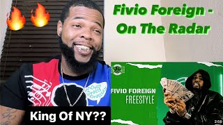 KING OF NY Fivio Foreign “On The Radar” Freestyle  REACTION [upl. by Ameer340]