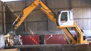 Liebherr  Material Handling Machines in Recycling Application [upl. by Sidhu]