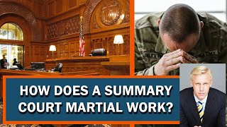 How Does a Summary Court Martial Work  Bilecki Law Group [upl. by Annunciata]