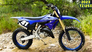 First Ride ALL NEW 2023 YAMAHA YZ125X [upl. by Esinet]