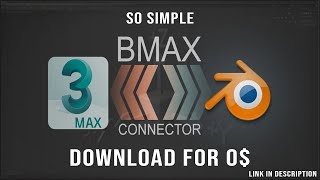 3Ds Max to Blender to 3Ds Max  BMAX Connector  tutorial [upl. by Vtehsta617]