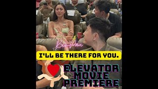 How Friendship Shines Paulo Avelino and Kim Chiu at the Elevator Movie Premiere [upl. by Gujral]