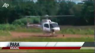 Raw Video Helicopter Falls Apart During Landing [upl. by Herbst]