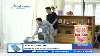 FLOCKED AIR BED NỆM HƠI CAO CẤP Giảm NGAY 400 000 VNĐ [upl. by Nace303]