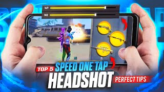 Unique  One Tap Headshot Top 5 Tips And Tricks  Garena Free Fire 2024 [upl. by Anide]