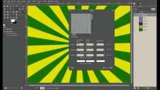GIMP Tutorial Strahlenhintergründe  Retro Lines erzeugen 3 Techniken [upl. by Ajidahk]