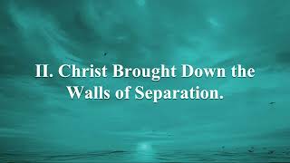 Pastor Sam Fillon Sermon “Were All One In Christquot Ephesians 2 [upl. by Sutphin]