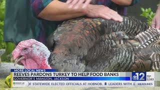 Mississippi governor pardons turkey to help fundraising initiative [upl. by Dicky]