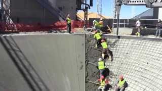 Wow Conical Concrete Pour of Grain Silo [upl. by Jeff]