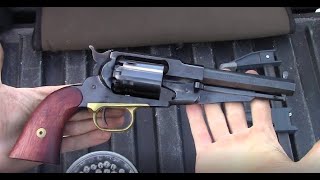 Shooting the Pietta 1858 Sheriff Black Powder Revolver 44 Caliber [upl. by Leciram]