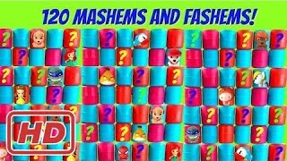 PLUS HUGE 120 MASHEMS and FASHEMS Toys with No Duplicates  Fizzy Toy Show [upl. by Karlin]