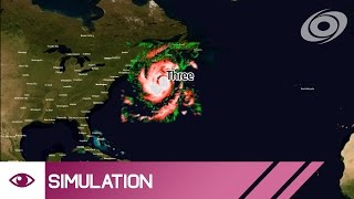 1935 Atlantic Hurricane Season Animation [upl. by Stanleigh]