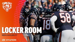 Bears postgame locker room  Press Conference [upl. by Atterahs]