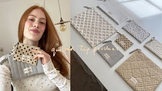 HOW TO NEATLY SEW A QUILTED ZIP POUCH  MsRosieBea [upl. by Portland342]