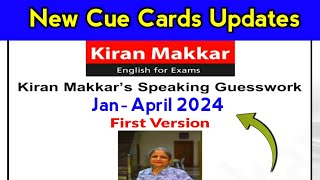 January to April 2024 cue cards  Makkar January to April cue cards 2024  IELTS speaking exam 2024 [upl. by Aerona389]