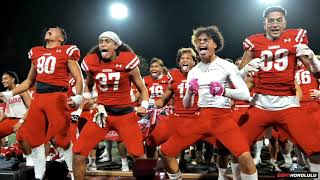 Kahuku Football 2022 Open Division State Champions  Haka [upl. by Sapphera463]