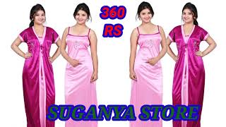 Stylish Satin Womens Night Wear collection 2024 suganya satin [upl. by Tufts198]