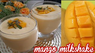 Mango Milkshake Recipe by shomailas vlogs  Mango Milkshake  Mango smoothie  Ramadan special [upl. by Medor929]