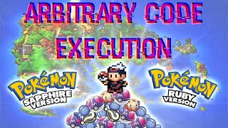 Pokémon RubySapphire  Arbitrary Code Execution Glitch [upl. by Schechter7]