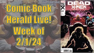 Sabretooth War Dead XMen Best Comics of January 2024  CBH Live [upl. by Anreval]