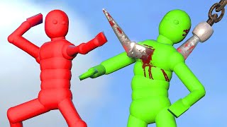 Dynamic AI Ragdolls Fight in Realistic Simulations with Active Ragdoll Physics [upl. by Oguh]