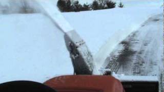 Simplicity Legacy XL Snowblowing Seat ViewMPG [upl. by Vargas]