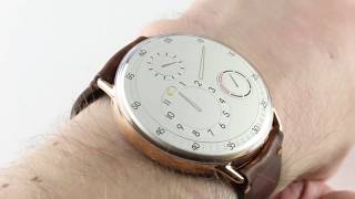 Ressence Type 1 quotMr Porterquot T1PW Luxury Watch Review [upl. by Eilyab15]