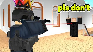 I Raid Bad People in Hellmet Most Realistic Swat Game On Roblox [upl. by Aniral687]