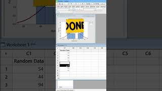 Update graph 📊 automatically in Minitab shots shortsviral minitab mustwatch automatic [upl. by Heiskell]