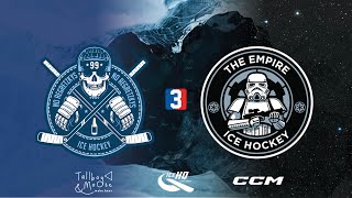 No Regretzkys v Empire Div 3 20th August  IceHQ Beer League ice hockey [upl. by Oelgnaed]