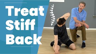 4 Ways To Treat Low Back Stiffness [upl. by Iridis332]