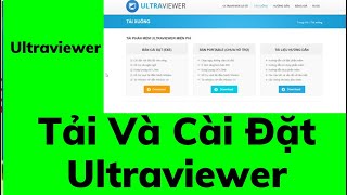 Ultraviewer trên máy tính  Hướng đẫn Tải Và Cài Đặt Ultraview Mới Nhất [upl. by Pontias288]