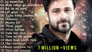 Best of Emraan Hashmi Playlist 2023  Superhit Jukebox  Audio Hindi Sad Love Songs Collection 2023 [upl. by Zetana]