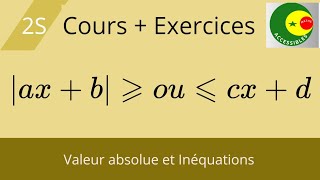 Valeur Absolue et lnequations [upl. by Ranie]