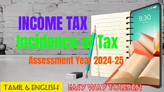 Incidence of Tax  Income Tax taxationandaccounts taxincidence [upl. by Kablesh]