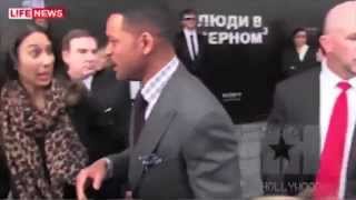 Lets Do This 52312 Will Smith Slaps Smoochy Reporter [upl. by Artenehs]