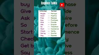 InformalFormal English english viralvideo [upl. by Christal693]