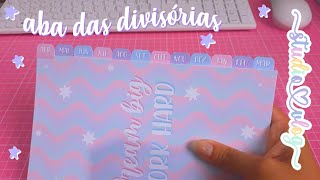 Como faço as abas de divisórias dos cadernos da minha loja⭐  Studio Vlog 😻  Papelaria Lunar 🌙 [upl. by Cioban]