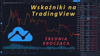 Jak włączyć wskaźniki na TradingView  średnia krocząca [upl. by Tien]