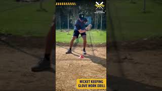 Wicket Keeping Glove Work Drill🧤 [upl. by Aihseya637]