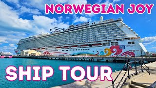 Norwegian Joy Cruise Ship Tour  All Public Decks and Venues [upl. by Comptom209]