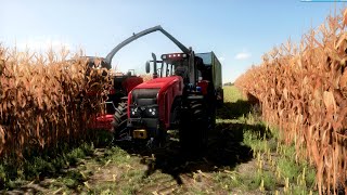 Farming Simulator 22 Relaxing Silent Realistic Graphics  Заготовка силоса [upl. by Violet]